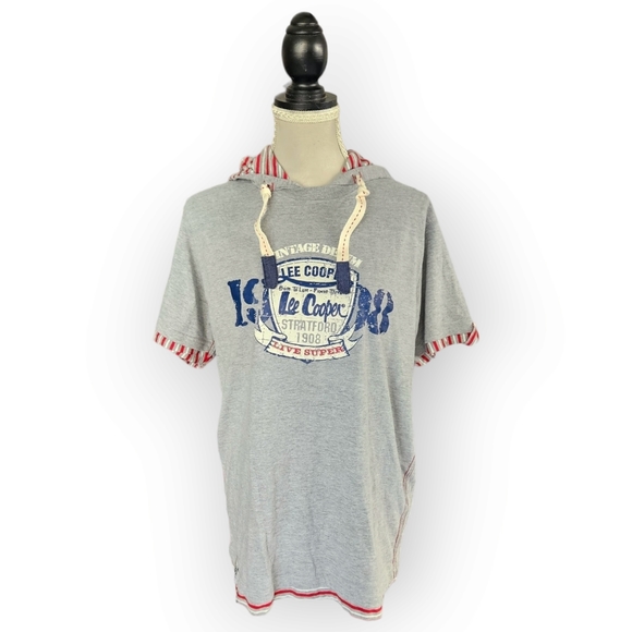 Lee Cooper | Unisex Shirt With Hood |Size Medium | NWT - Picture 2 of 9